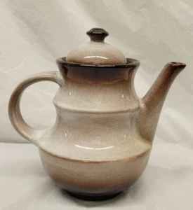 Mid Century German Pottery Teapot Earthtone Pottery Ceramic Teapot 2661 - Picture 1 of 12