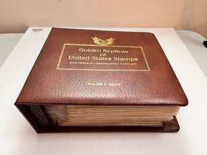 Golden Replicas of United States Stamps 1983-1984 22k Gold Book 41 First Day - Picture 1 of 8