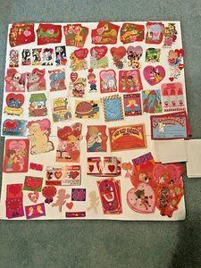 Lot of 70 Vintage Valentine Cards, Seals & More-1970’s-Unused! - Picture 1 of 9