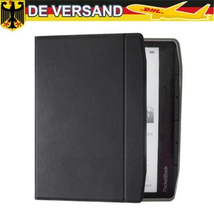Oval Flip Case Gehäuse für Pocketbook 700 Era Schwarz eReader Klapphülle Cover - Bild 1 von 9