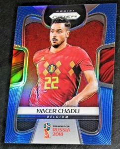 Prizm World Cup Nacer Chadli 2018 azul #/199 Prizms refractor base paralela - Imagen 1 de 2