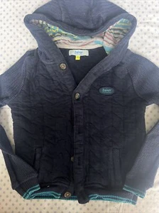 Boys Ted Baker Navy Hoddie Age 3-4 - Picture 1 of 4