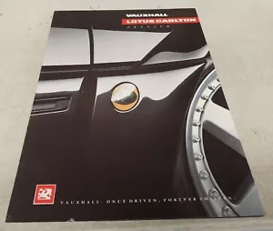 1989 VAUXHALL LOTUS CARLTON Original Sales Brochure RARE - Bild 1 von 3