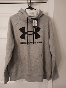 Under Armour Felpa con Cappuccio, Donna XL UA Rival Fleece Logo Pullover Donna Nuovo con etichette - Foto 1 di 3