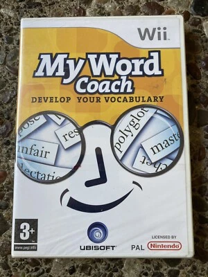 My Word Coach Nintendo Wii Develop Your Vocabulary Brand New Sealed PAL VERSION - Image 1 of 3