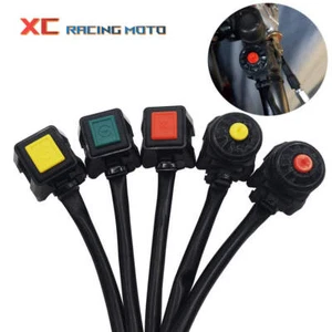 New Motorcycle ATV Motorbike Power Ignition Start Switch Button 22mm Handlebar S - Picture 1 of 8