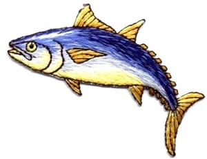 PESCE-FERRO NATURALE SU APPLIQUE 3 1/4 X 2 1/2 pollici - Foto 1 di 1
