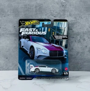 Hot Wheels 2018 Bentley Continental GT3 - Fast & Furious Premium - Picture 1 of 3