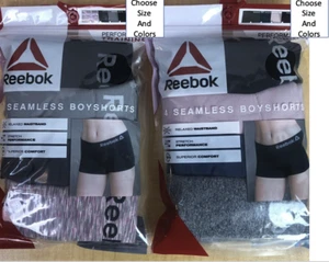 REEBOK Crossfit Performance Training Confezione da 4 pantaloncini da donna senza cuciture nuovi con etichette - Foto 1 di 11