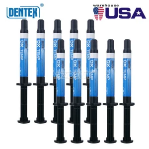 10X Empaste dental temporal fluido fotopolimerizable de resina compuesta azul - Picture 1 of 11