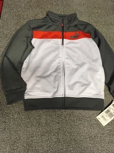 Puma athletic zip-up jacket Toddler Boys size 4T Brand New - Picture 1 of 5