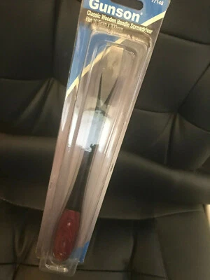 Gunson Classic wooden handle screwdriver with flat tip Flat 10.5mm x 300mm