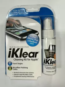 iKlear Apple Polish iPhone iPod Macbook apple displays Cleaning Kit  - Picture 1 of 3