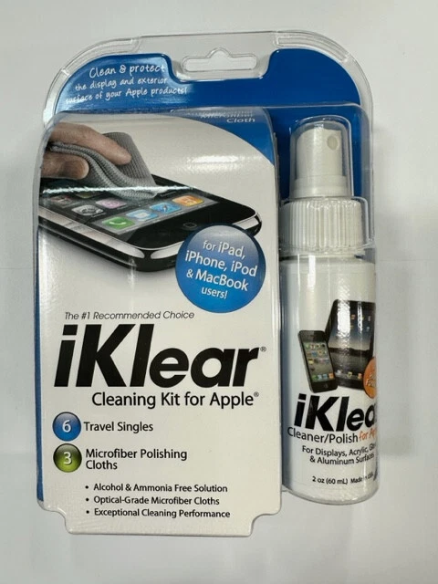 iKlear Apple Polish iPhone iPod Macbook apple displays Cleaning Kit  - Image 1 of 3