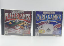 Hoyle Card Games And Puzzle Games  PC lot of 2 Cd ROM B1
