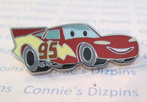 LIGHTNING McQUEEN #95 - CARS Movie - Mini Disney Pin in a Kitsch Style Paint Job