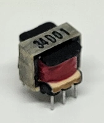 Lot of 4 - Mitsumi /Motorola - AT-142 – 2509034D01 Mini Audio/Signal Transformer Foto 1 de 4