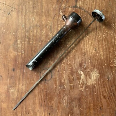 Jeep Willys Lightning 148 161 vareta de óleo do motor e tubo de enchimento 20 1/4” - Imagem 1 de 4