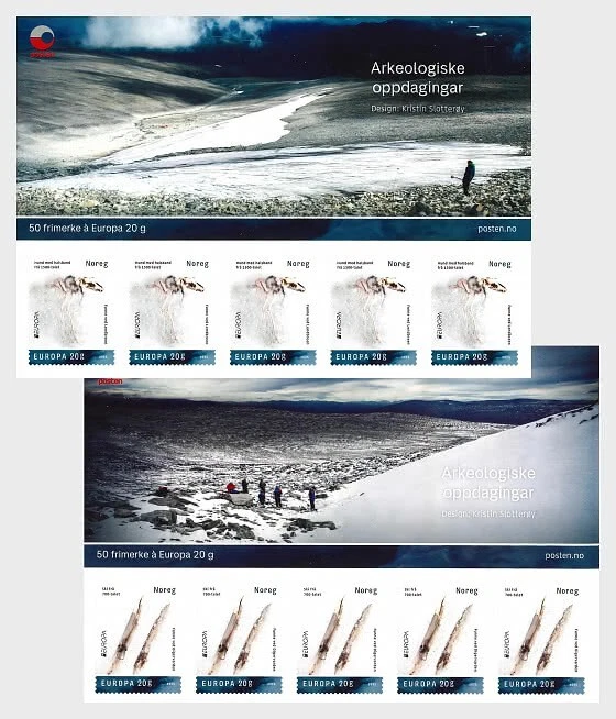 norway 2025 norvege cept EUROPA Archaeological Discoveries dog skeleton 2xms5v - Image 1 of 1