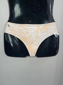 Roxy Floral Bikini Panty Sissy Underwear Peach Orange White Microfiber Xlarge - Picture 1 of 3