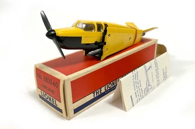 РЕДКИЙ послевоенный самолет Lionel 6800-60 отдельная продажа C10 как новый из старых запасов - Изображение 1 из 4