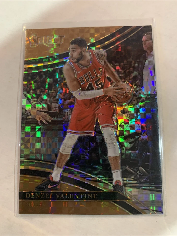 DENZEL VALENTINE 2017-18 PANINI SELECT COURTSIDE COPPER /49 BULLS #287 - Image 1 of 2