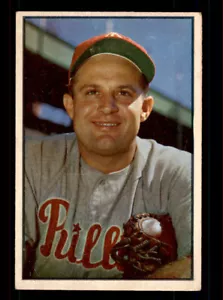 1953 Bowman Color #28 Forrest Burgess VG-EX+ - Picture 1 of 2