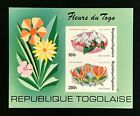 Togo #C243a Flowers imperf. mini sheet - MNH