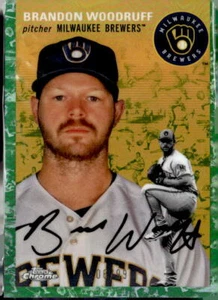 2023 Topps Chrome Platinum Anniversary #227 Brandon Woodruff /99 - Picture 1 of 2
