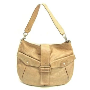 Miu Miu Archive One Shoulder Leather shoulder bag Hobo bag Beige Used Auth - Picture 1 of 6