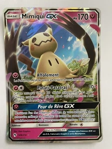 Carte Pokémon Mimiqui GX 149/214 Jumbo Tonnerre Perdu FR NEUF - Picture 1 of 2