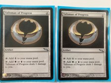 Talisman of Progress x2 - Mirrodin - Uncommon - NM/LP - MTG Magic the Gathering
