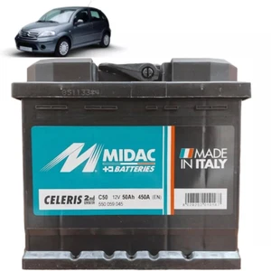 Batteria 50Ah per Citroen C3 I 1.1 1.4 1.6 benzina 2002-2009 - Foto 1 di 4