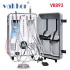 VK893 Portable Dental Air Turbine Suction Unit System W/ Air Compressor