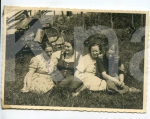 altes Foto Mädchen mit Zöpfen in Blumberg, 1939, 9x13cm - Bild 1 von 1