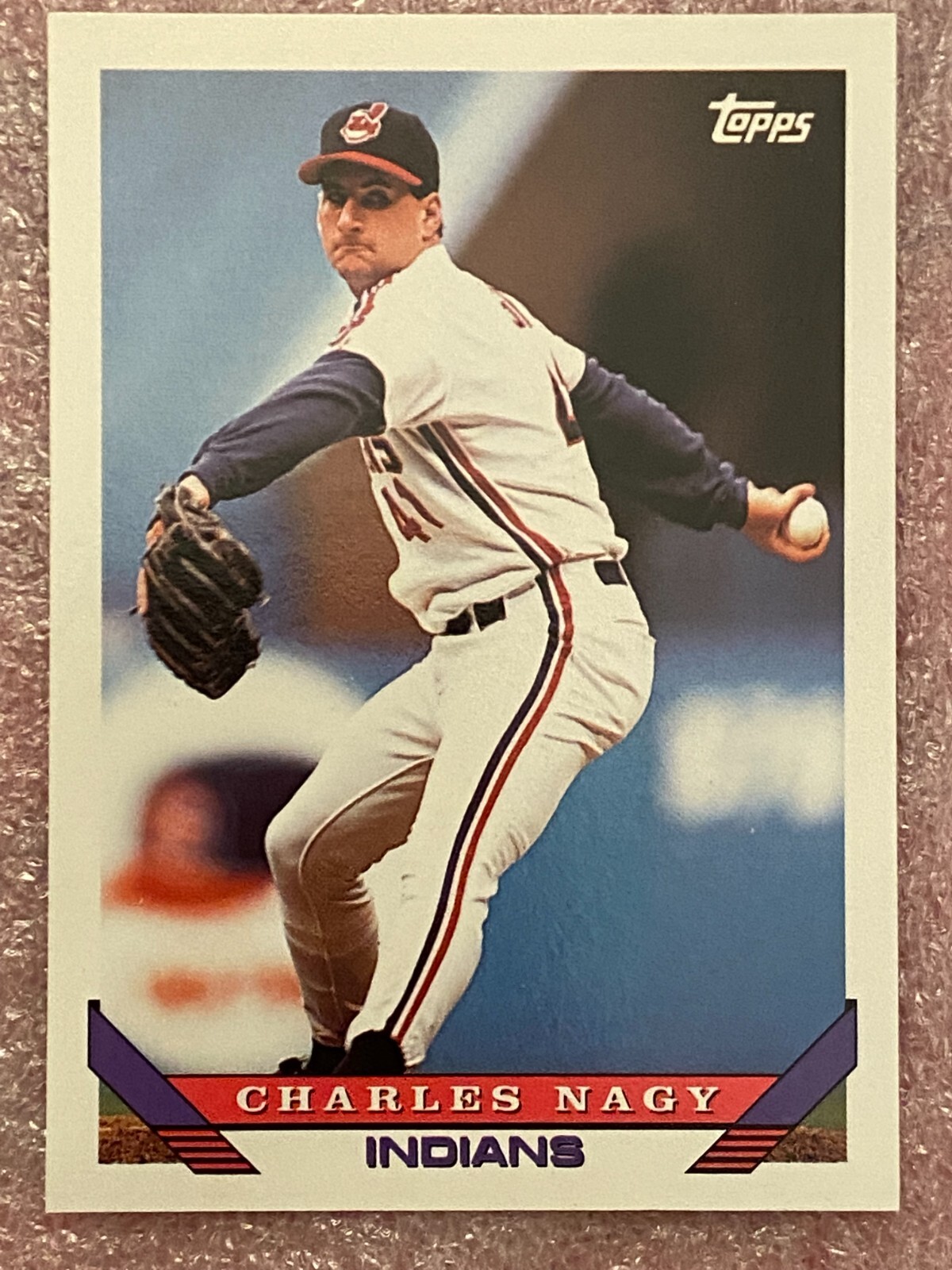 1993 Topps #730 Charles Nagy Cleveland Indians