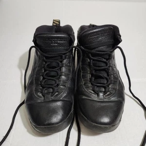 Nike Air Jordan Retro 10 NYC Men's 10.5 Black 310805-012 HAS DAMAGE - Picture 1 of 19