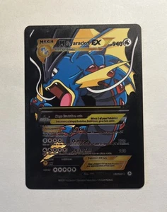 M Gyarados EX Rare Black Foil Fan Art Moxie Display Card Mint/NM - Bild 1 von 2