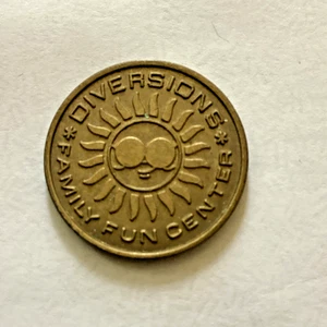 Diversions Family Fun Center Arcade Spiel Medaille Chicago, IL - Bild 1 von 8