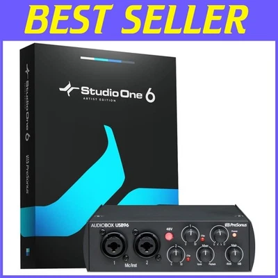 Versatile USB 2.0 Audio Interface with Phantom Power & Studio Software Package - Image 1 of 4