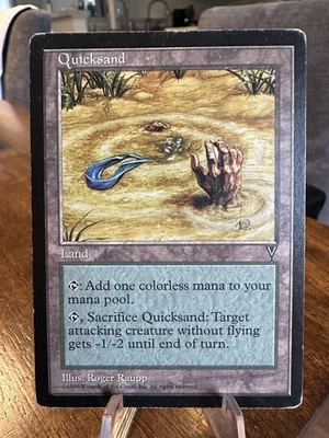 MTG (Magic: The Gathering) Visions Quicksand (MP) - Image 1 of 2
