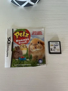 Cartucho de videojuego y manual Petz: Bunnyz Bunch (Nintendo DS, 2011) solamente - Imagen 1 de 6