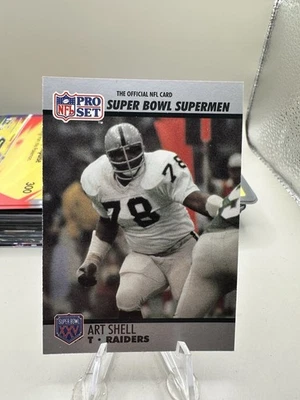 1990 Pro Set Super Bowl XXV Silver Anniversary - Art Shell #60 - Image 1 of 2