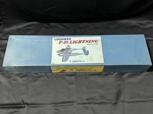 Vintage Maturaka RC Airplane Balsa kit Lockheed P-38 Lightning  Made in Japan - Picture 1 of 9