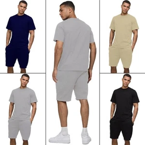 Kruze Shorts and t shirt Set Mens 2-piece Short Sleeve Cotton T-shirt And shorts - Imagen 1 de 10