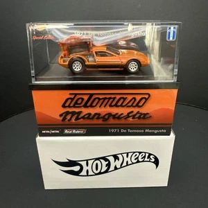 HOT WHEELS RED LINE CLUB 1971 DE TOMASO MANGUSTA ORANGE RLC - Picture 1 of 4
