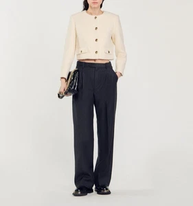 Sandro Paris Women's Jacket Size 36 FR / S Wool Blend SFPVE00906 RRP: 345 EUR - Picture 1 of 10