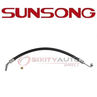 Sunsong Power Steering Pressure Line Hose for 1977-1983 Mercedes-Benz 300D - jh Foto 1 de 4