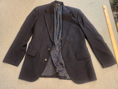 Blazer Vintage Polo University Club Ralph Lauren Para Hombre 40R Azul Marino Hecho en EE. UU. 90s Foto 1 de 4