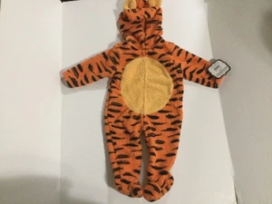 New Baby Plush Tiger Costume Infant Size 9m 9 Months Halloween jumpsuit Unisex - Picture 1 of 3